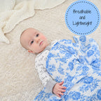 Baby Muslin Swaddle Blanket 47x47 Peony For Your Thoughts