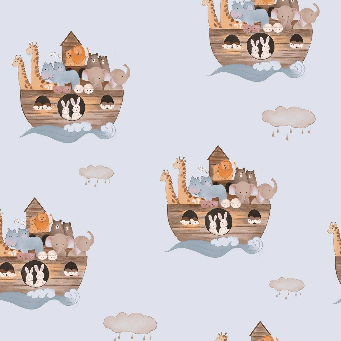 Muslin Quilt Baby & Kids Blanket Noah's Ark