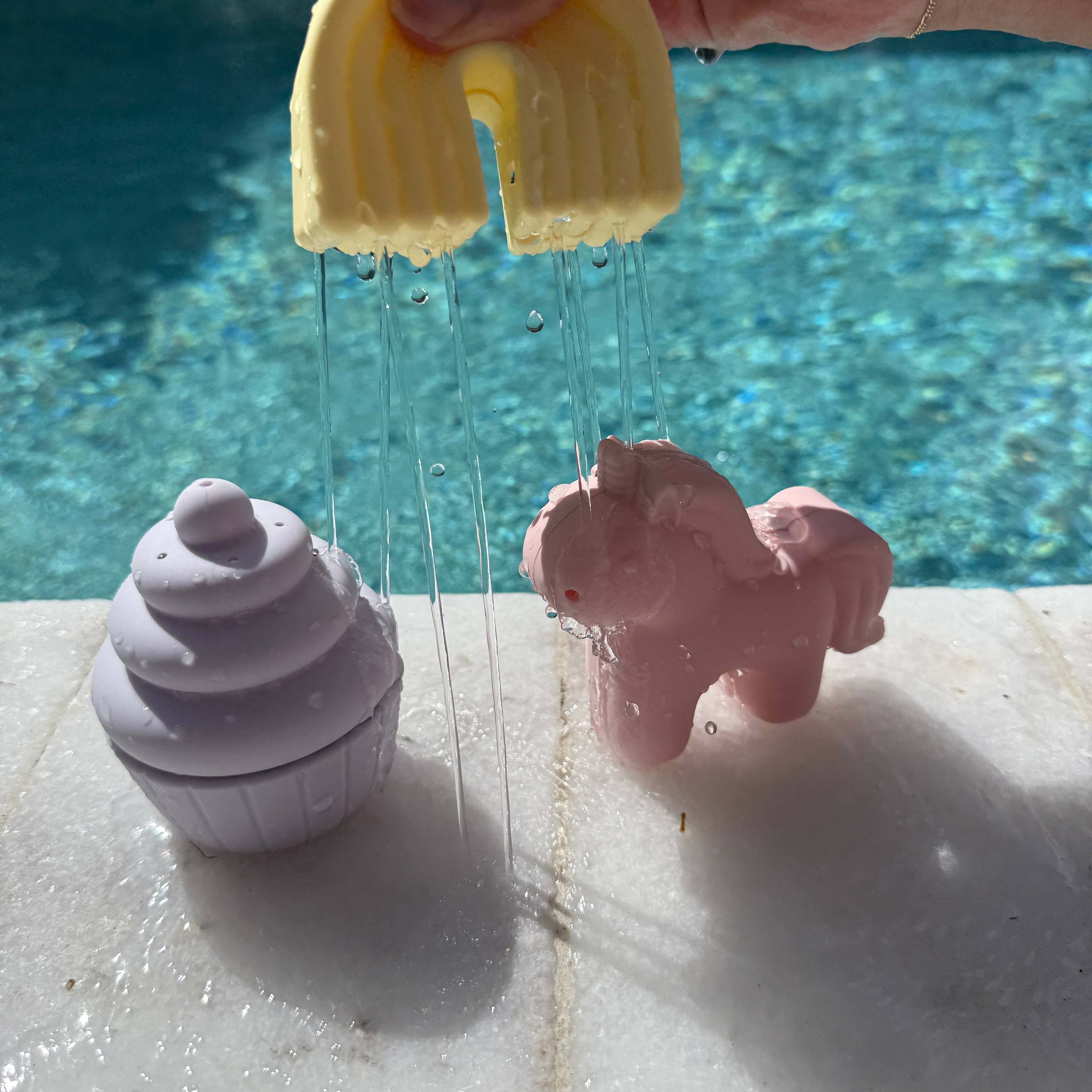 Ali+Oli Squirt Water Bath Toy Set (Unicorn Theme)