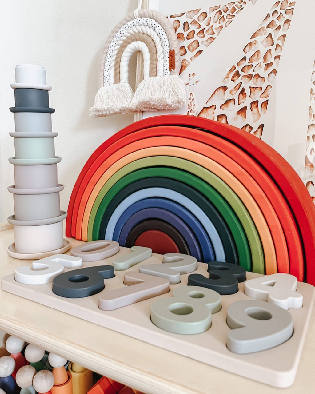 Large Soft Silicone Number Puzzle (11-pc)