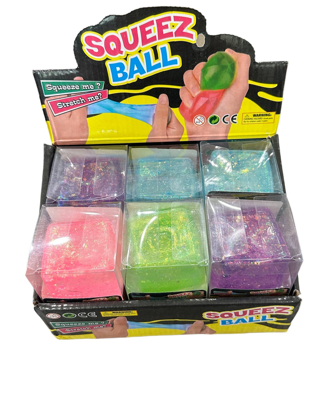 GALAXY GLITTER SLOW RISING SQUISHY CUBES