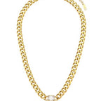 CHAIN WITH DIAMOND PENDANT NECKLACE