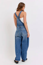 Mid-Waisted Barrel Overalls