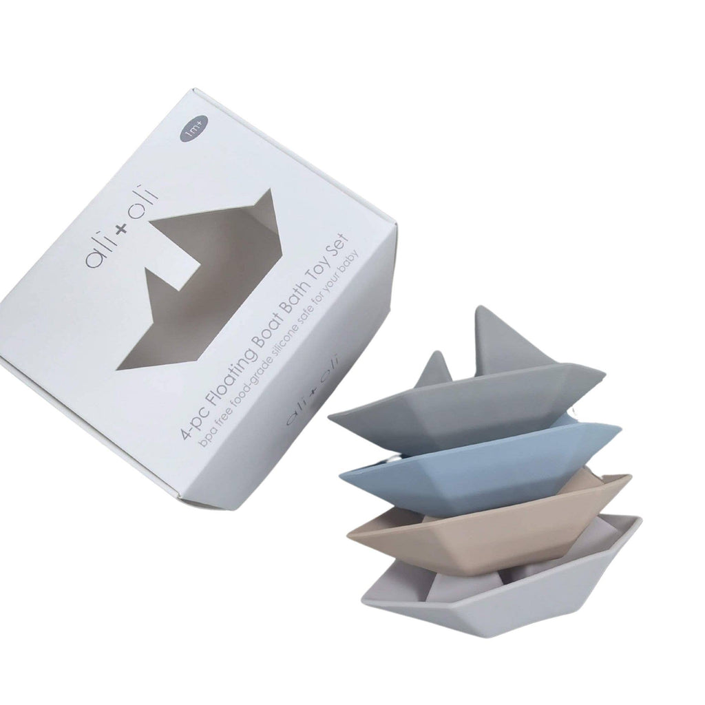 Floating Boat Bath Toy Set 4-pc