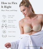 Nippies Flex Bra Adhesive Strapless Bra