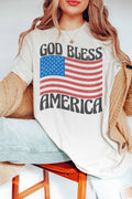 God bless America graphic tee