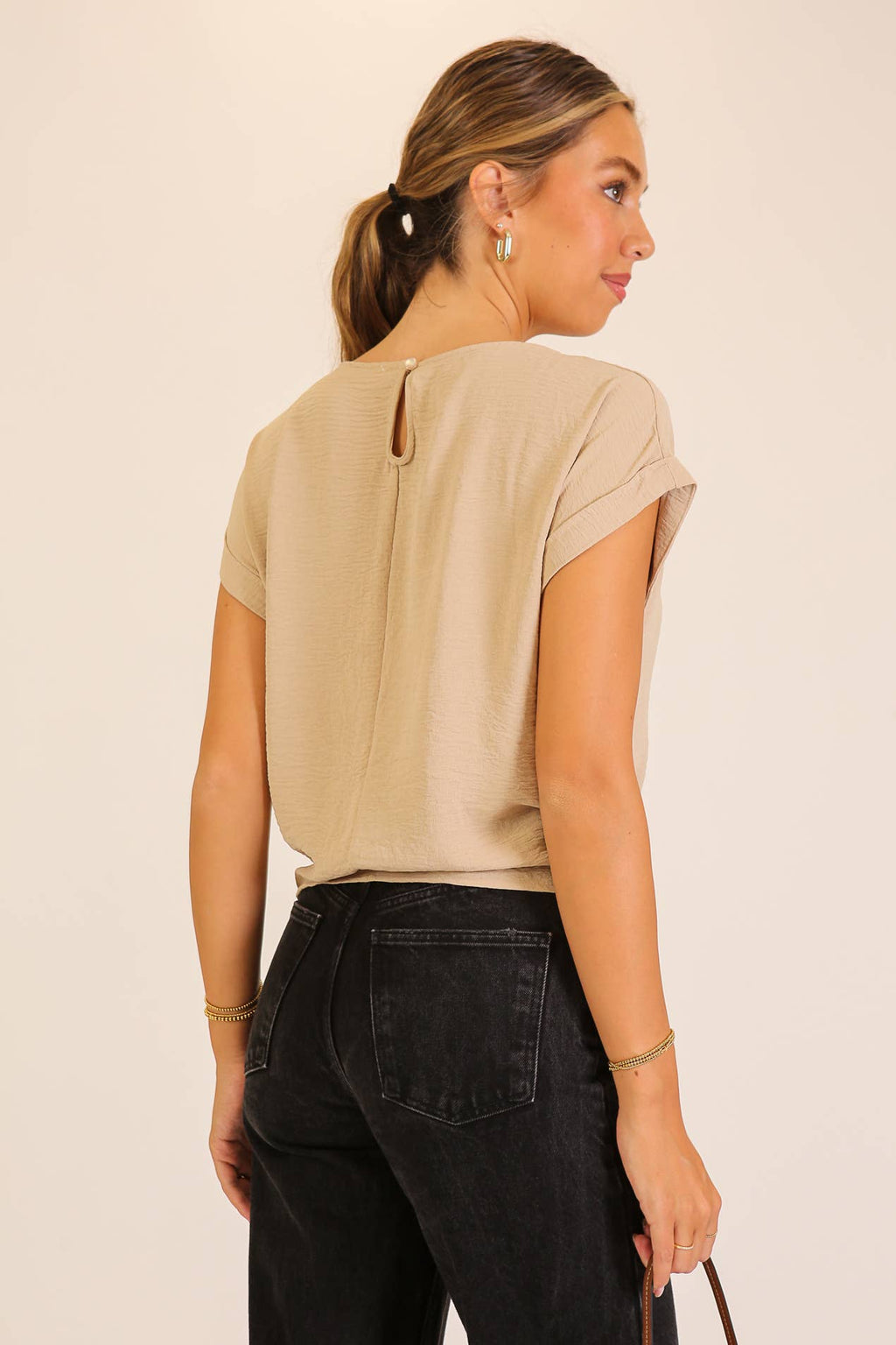 Tie-Front Airflow Top