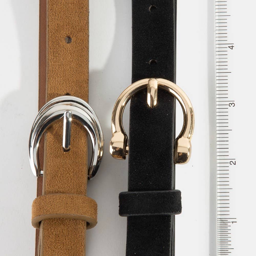 Black & Brwn Belt Set