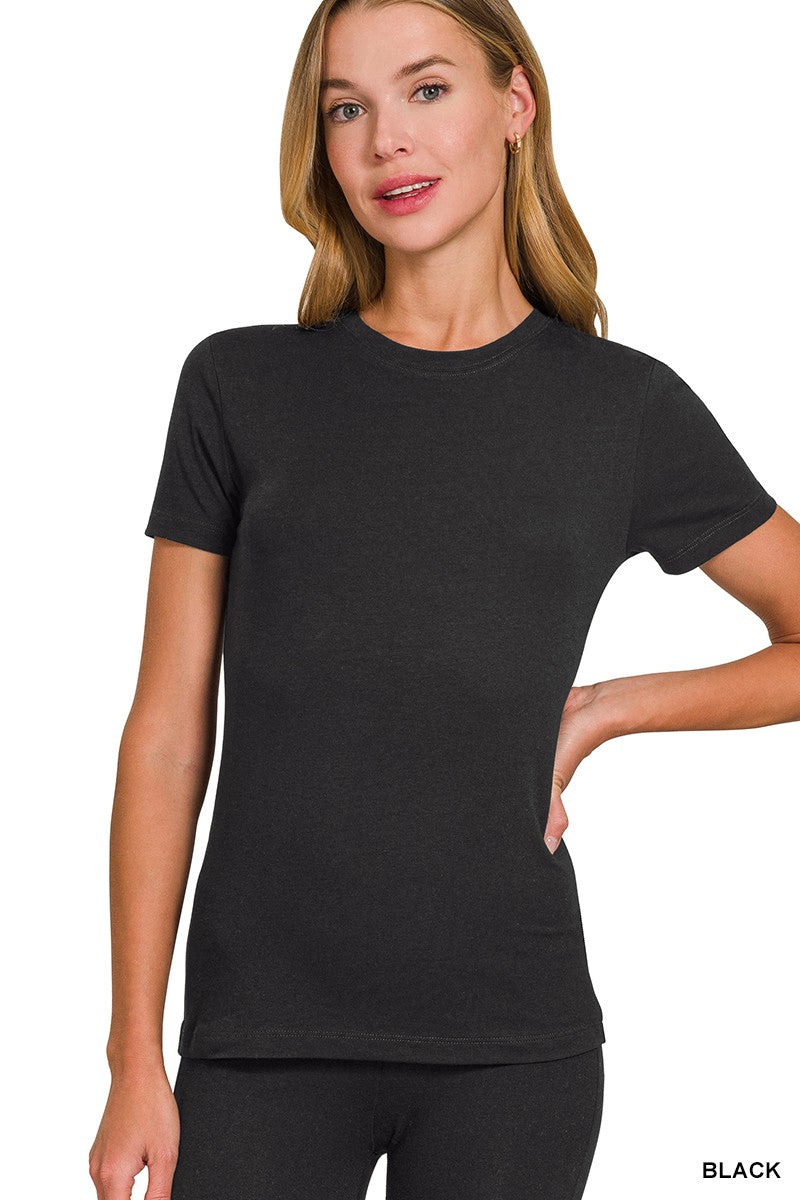Crew Neck Basic Tee