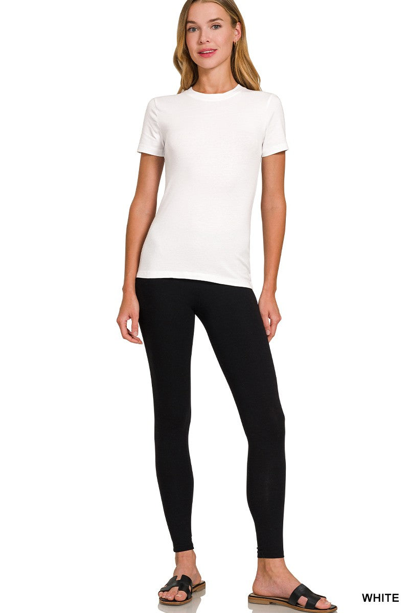 Crew Neck Basic Tee
