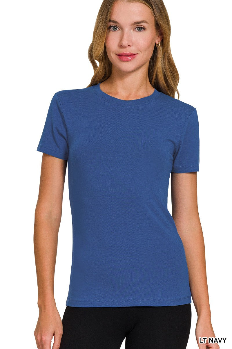 Crew Neck Basic Tee
