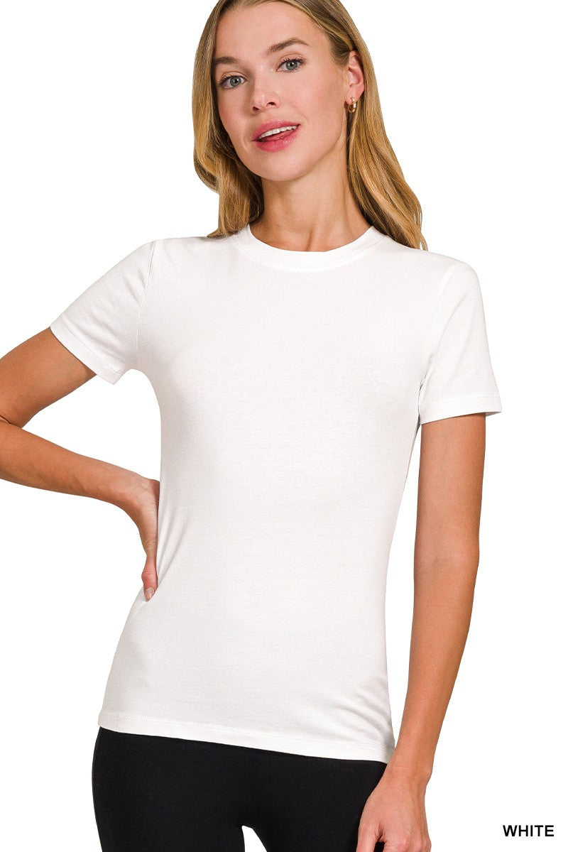 Crew Neck Basic Tee