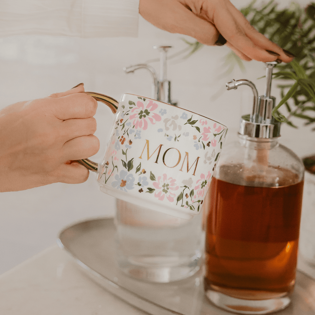 Floral Mom Coffee Mug - Home Decor & Gifts