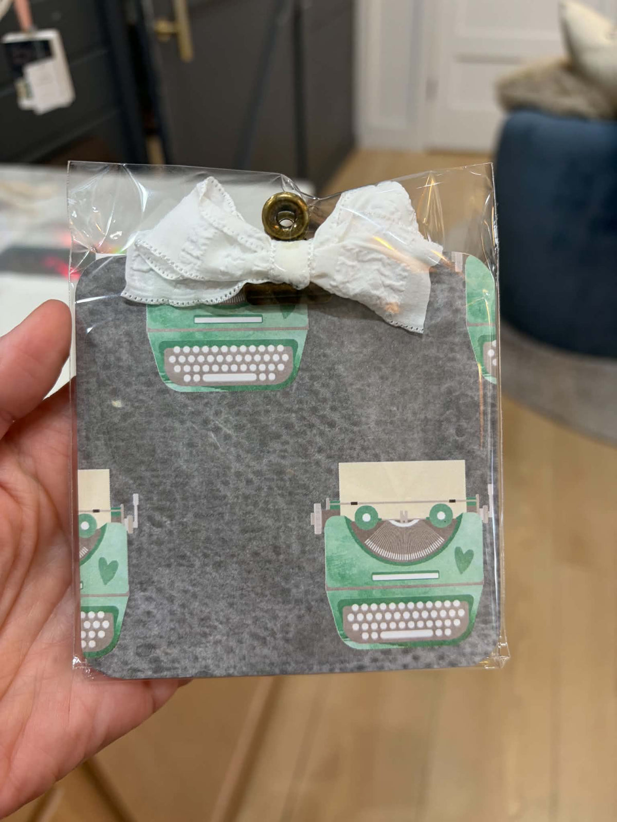 Mini Clipboard Notepad W/Pen