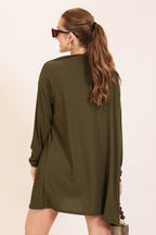 Open Ribbed Cardigan