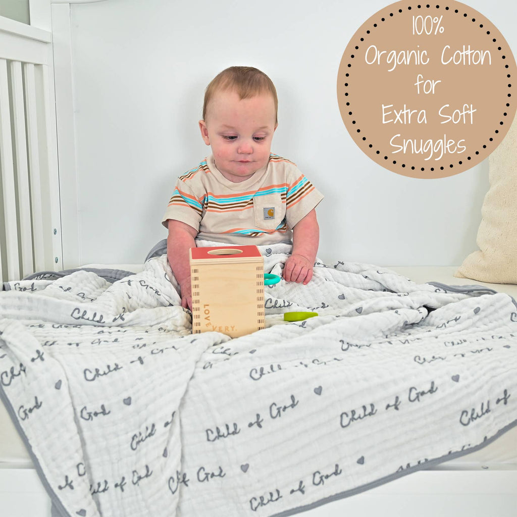 Muslin Quilt Baby & Kids Blanket Child Of God