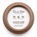 Brown Sand Finish Candle –Salted Palo Santo