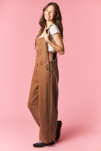 Mineral Wash Barrel Overalls
