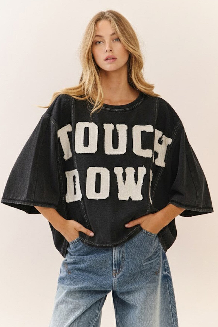 Touchdown Oversized Top
