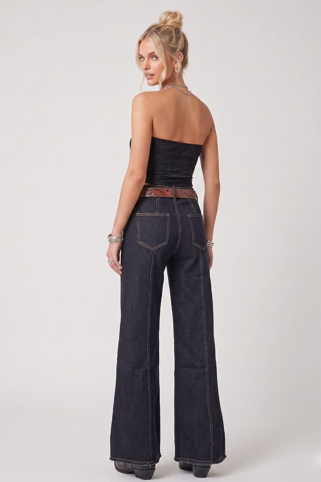 Wide Leg Palazzo Jean