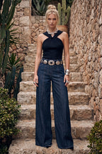 Wide Leg Palazzo Jean