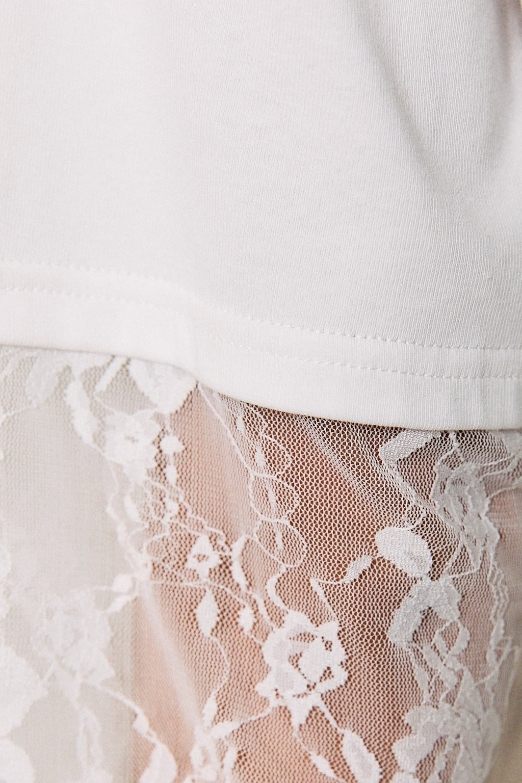 Lace Sleeves Top