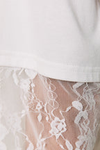 Lace Sleeves Top