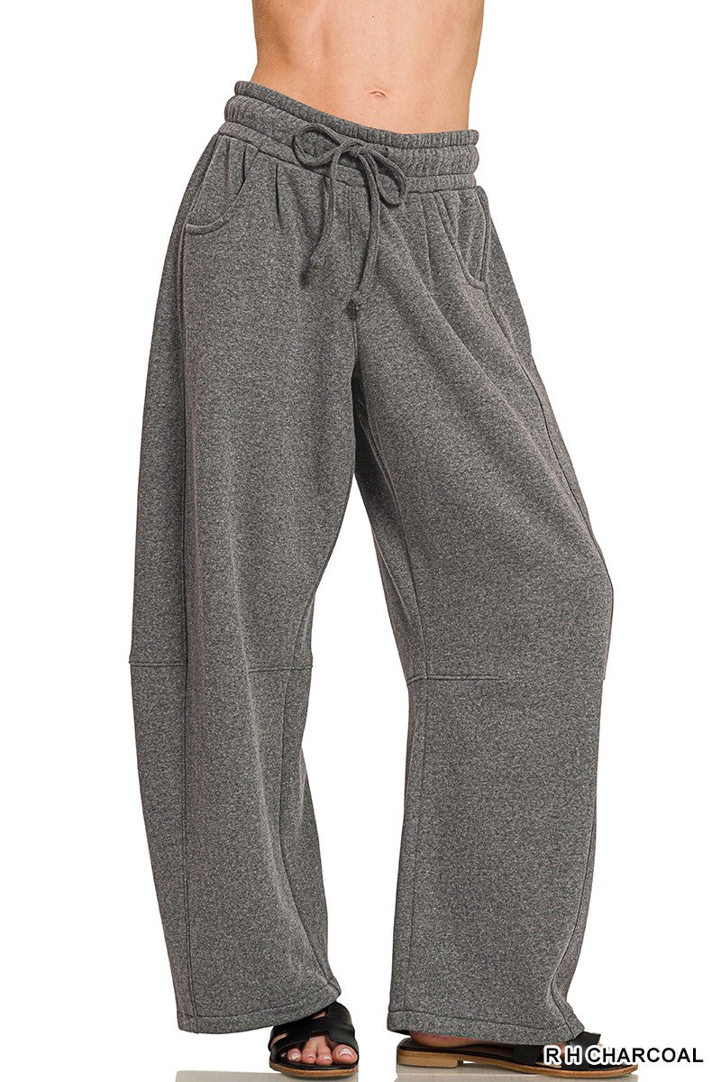 Fleece Barrel Sweatpants