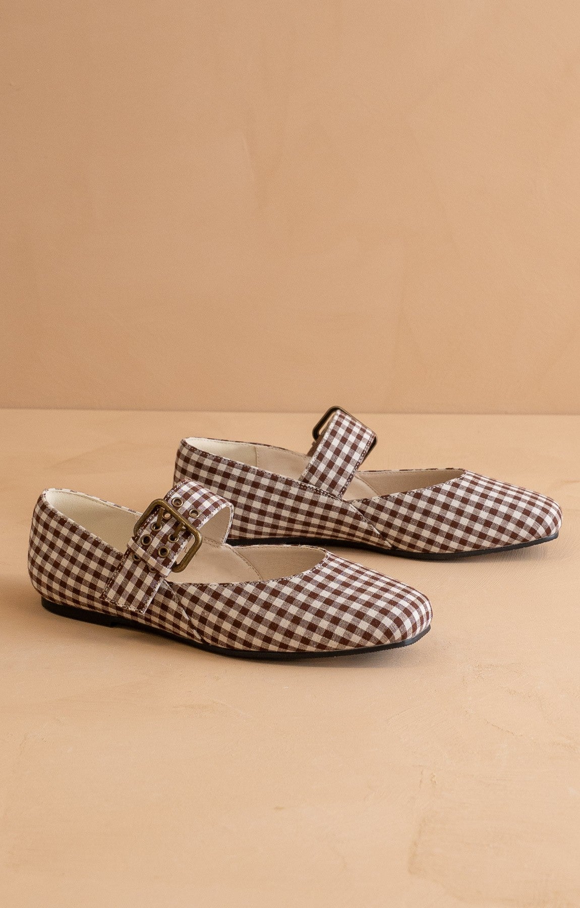 Gingham Ballet Flat