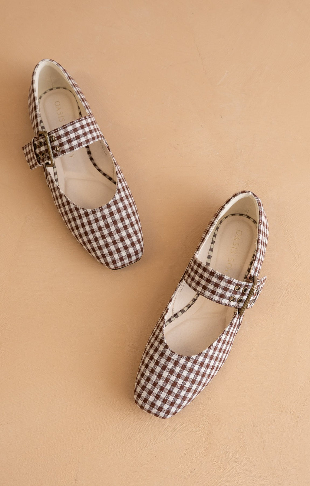 Gingham Ballet Flat
