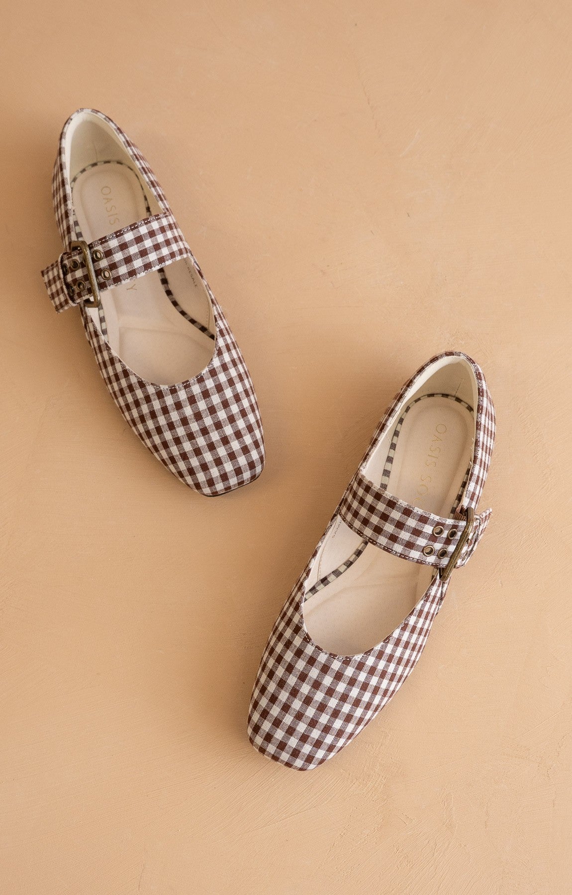 Gingham Ballet Flat