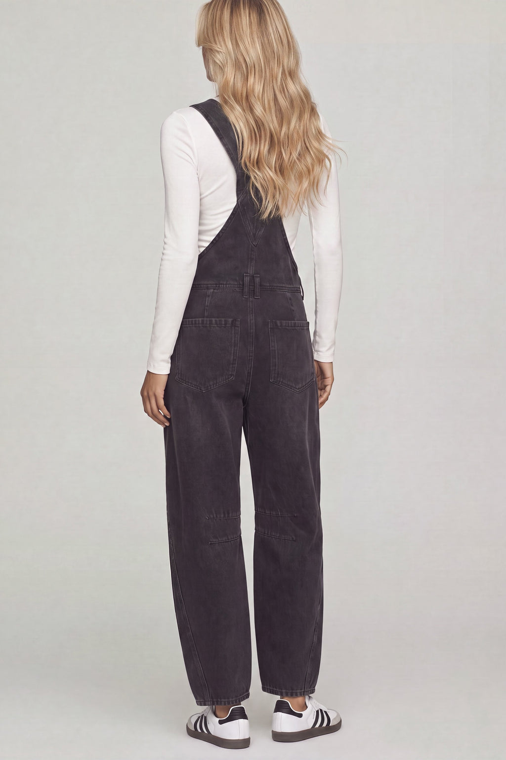 Mineral Wash Barrel Overalls