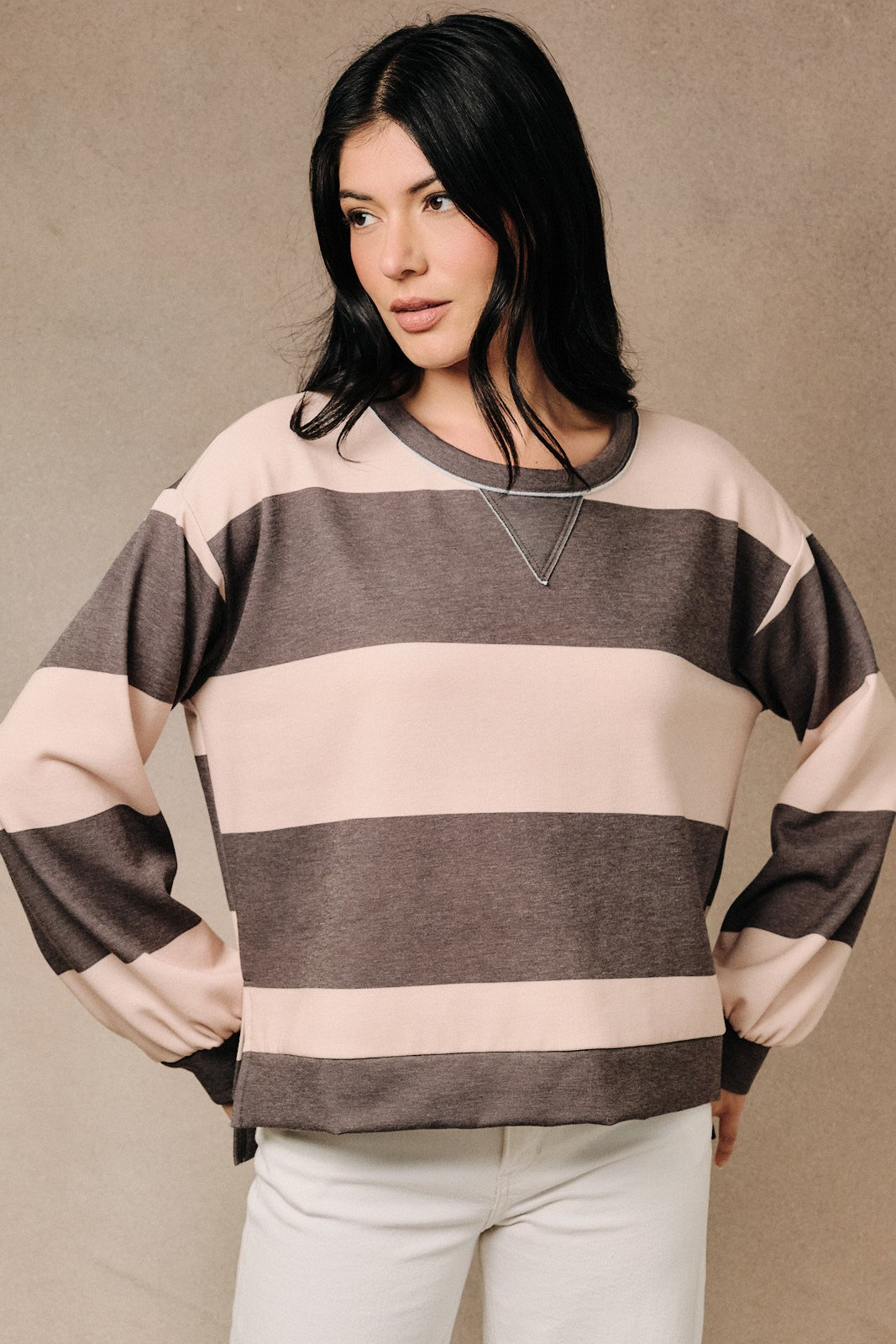 Block Striped Top