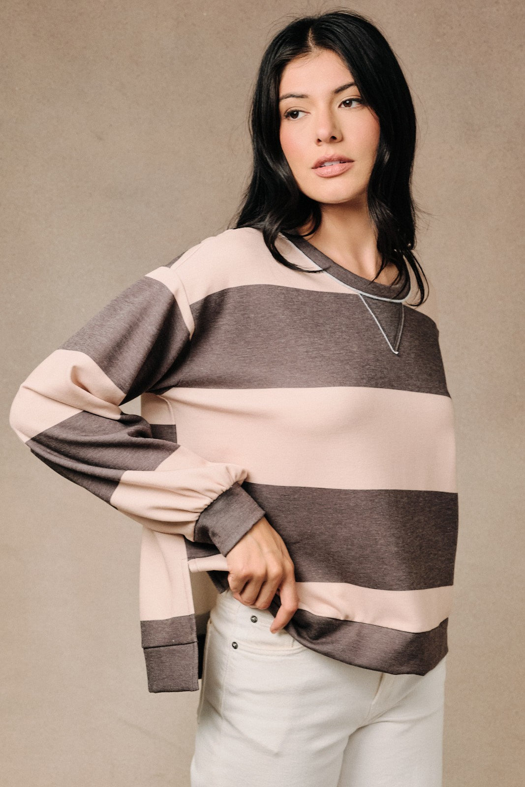 Block Striped Top
