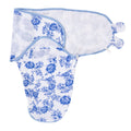 Cotton Velcro Newborn Swaddle Sack Peony For Your Thoughts