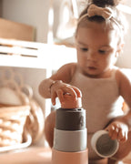 Stacking Cups Toy Soft Silicone with Shapes Bath or Beach