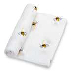 Baby Muslin Swaddle Blanket 47x47 Bee-utiful