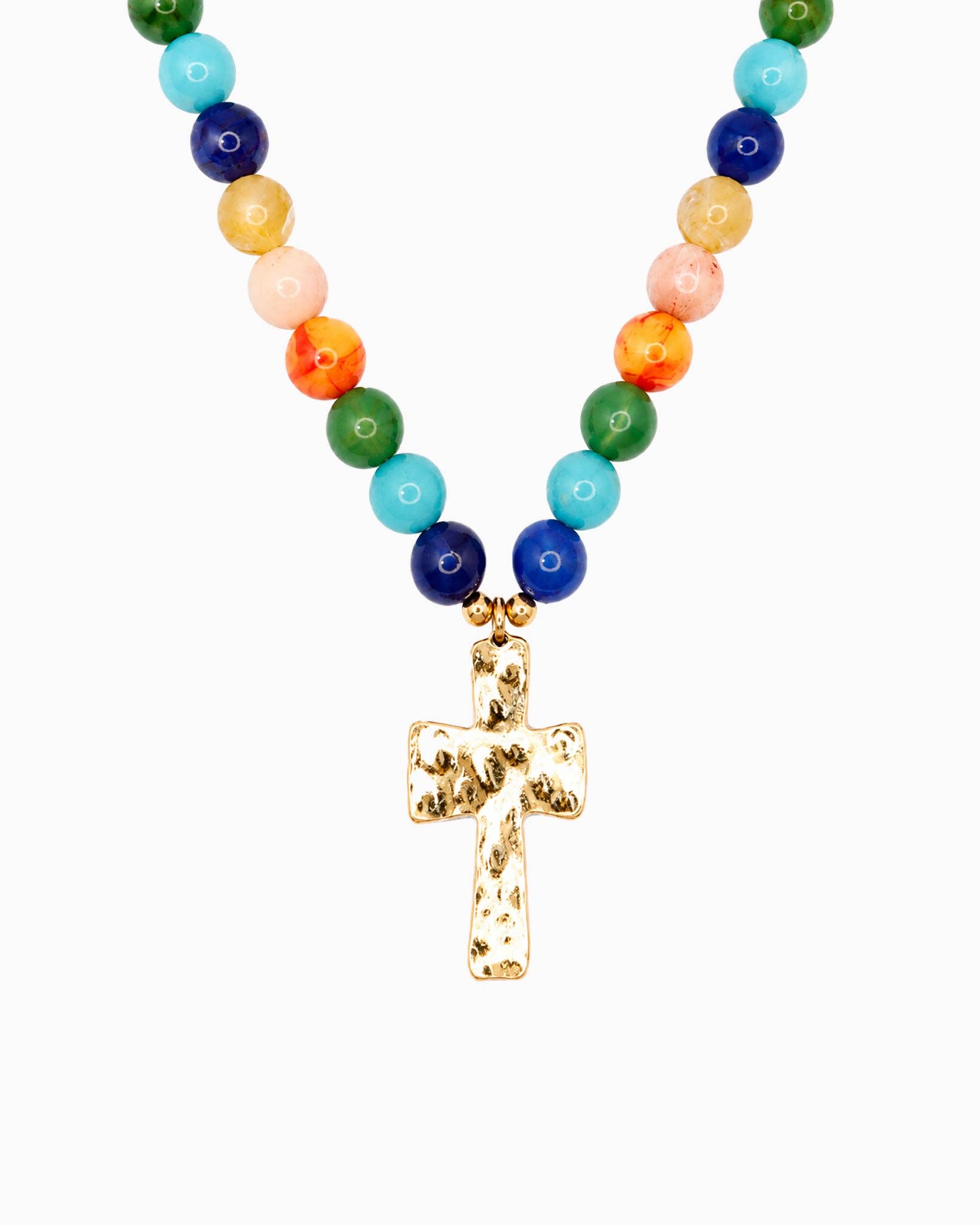 Cross Beaded Necklace