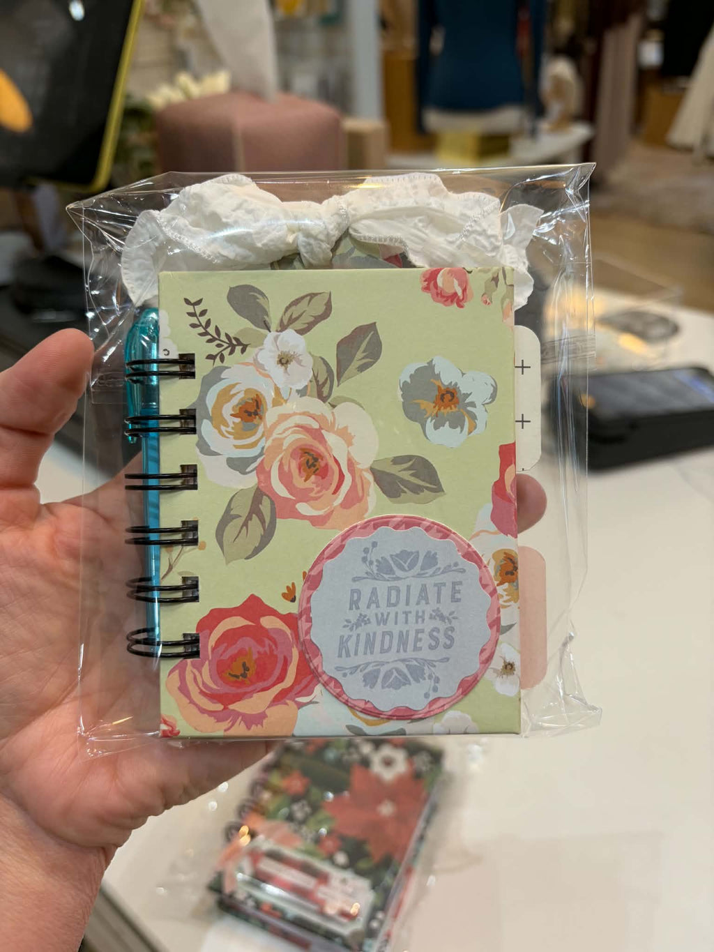 Mini Spiral Notebook w/pen