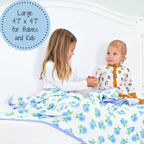 Muslin Quilt Baby & Kids Blanket Hydrangea