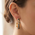 Oval Hoop Earrings