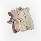 Jennifer Linen Jumper + Bow-Plum