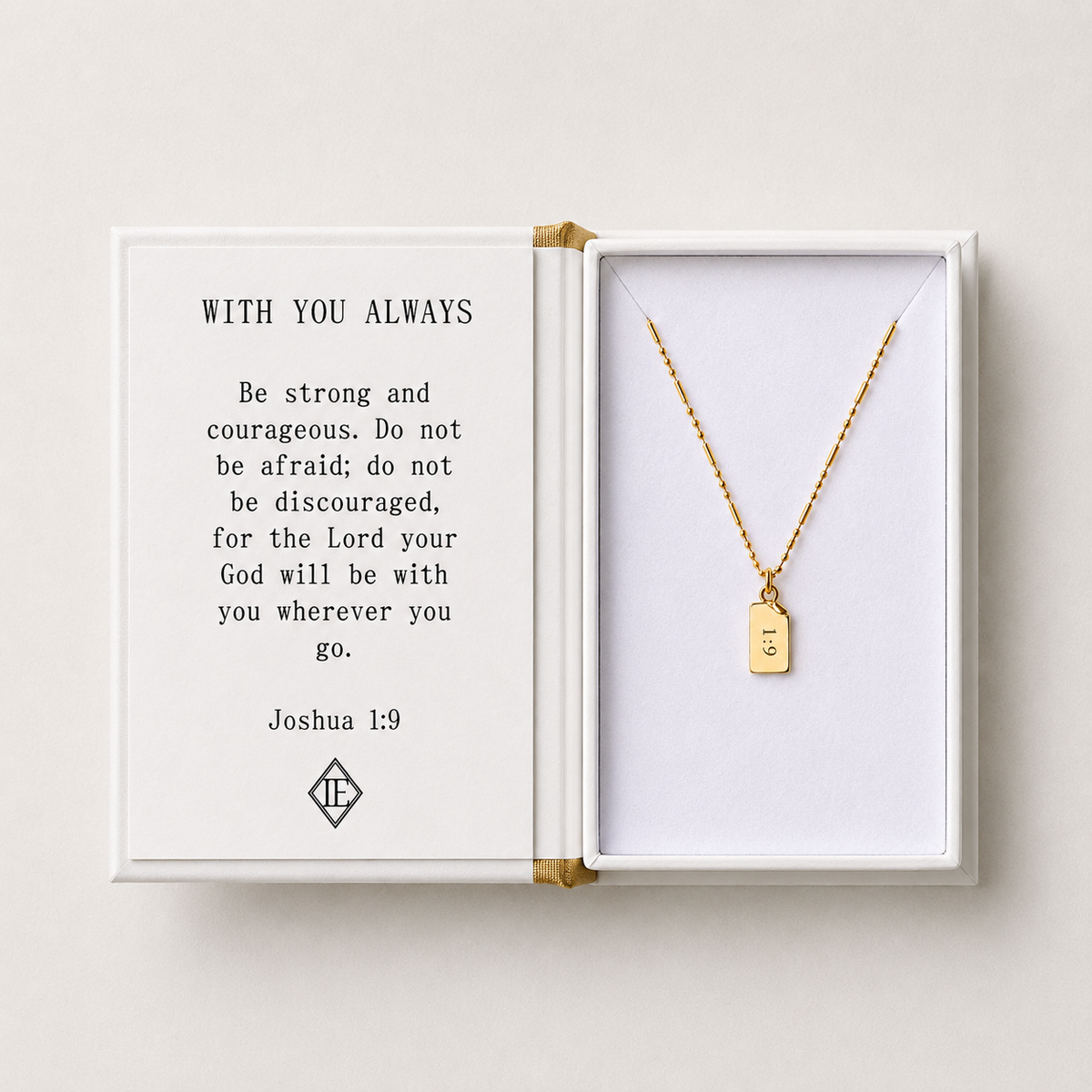 Necklace-Joshua 1:9