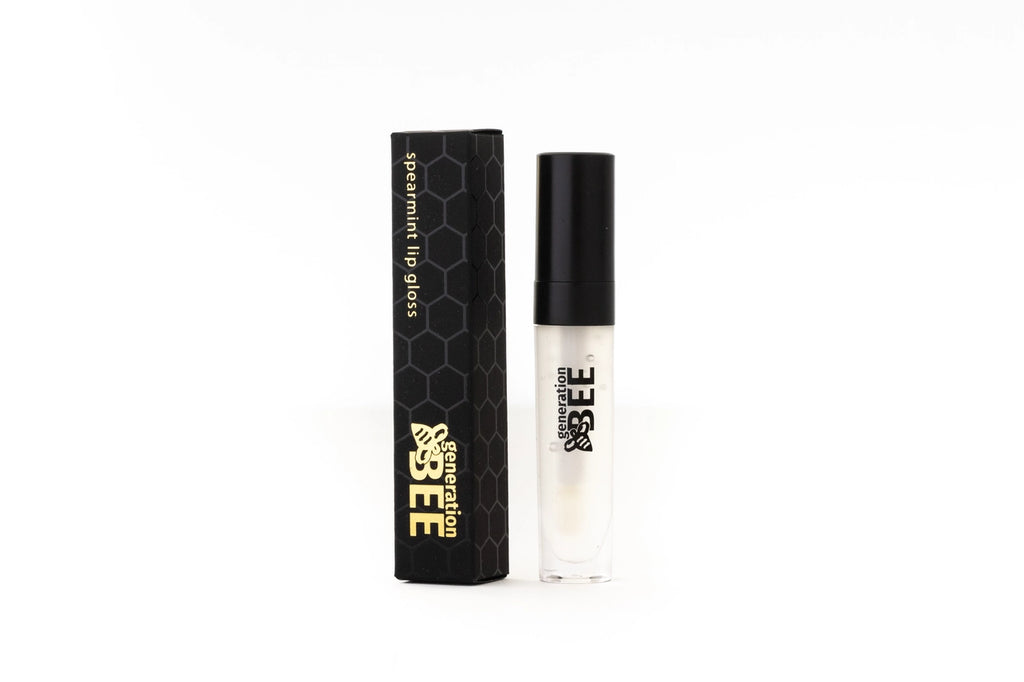 All-Natural Beeswax Lip Gloss - .2oz Tube w/ Applicator Wand