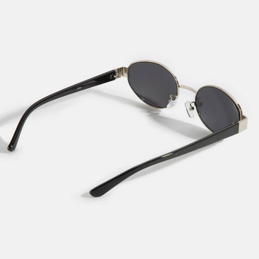 Oval Metal Sunglasses