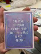 Mermaid Gift Card Holder