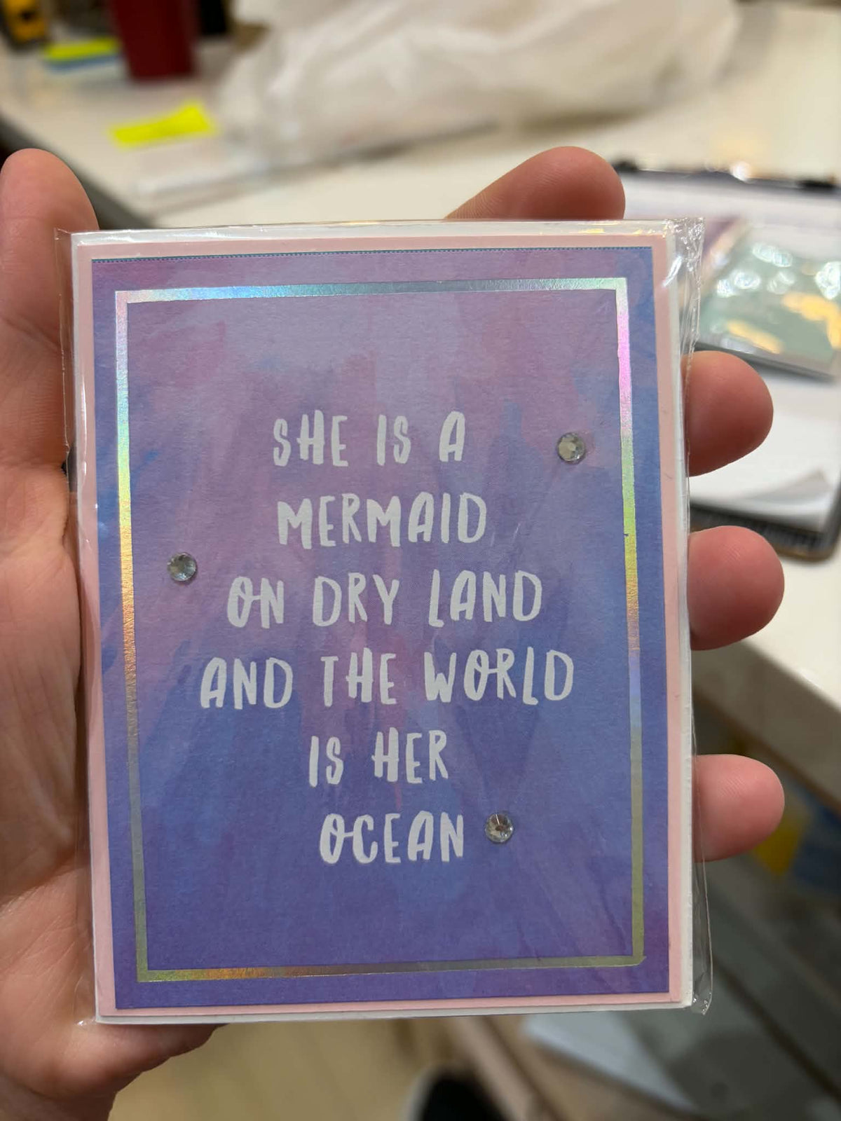 Mermaid Gift Card Holder