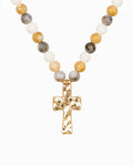 Cross Beaded Necklace