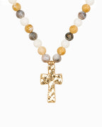 Cross Beaded Necklace