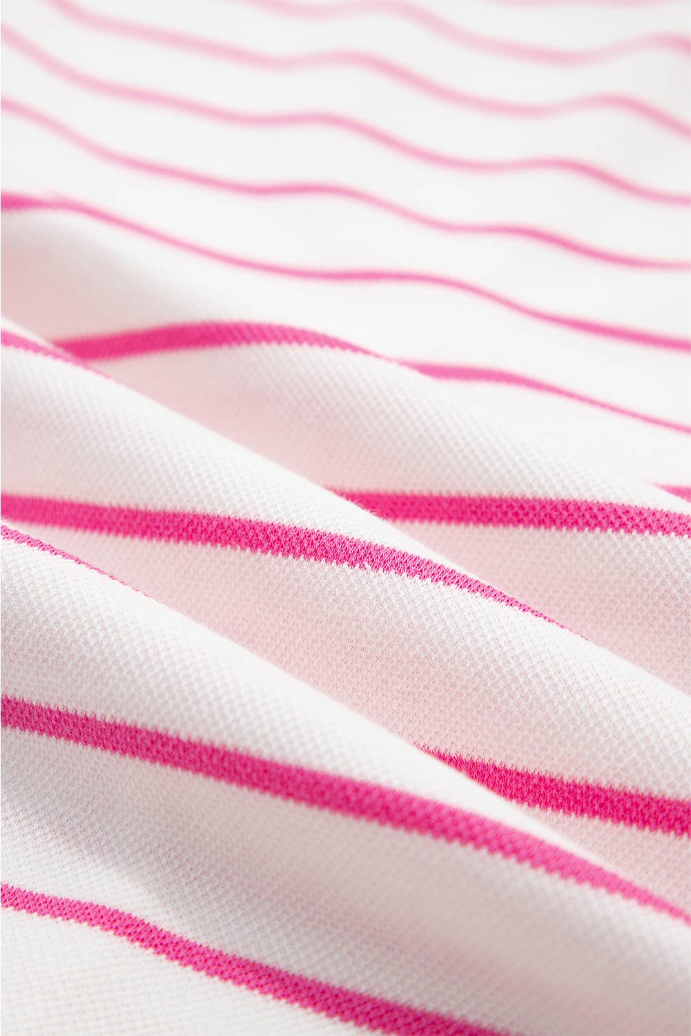 Striped Short Sleeve Two-Piece Set